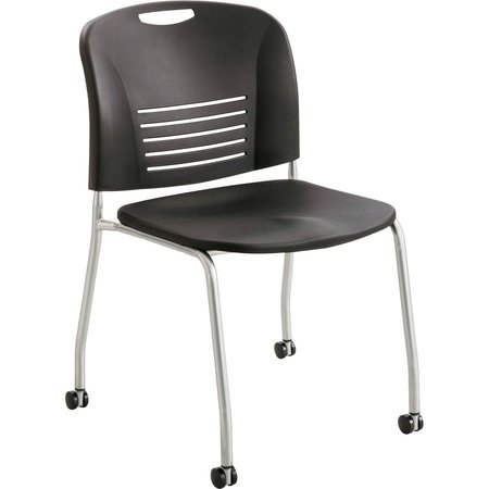 SAFCO CHAIR, VY STACK W/CASTER SAF4291BL